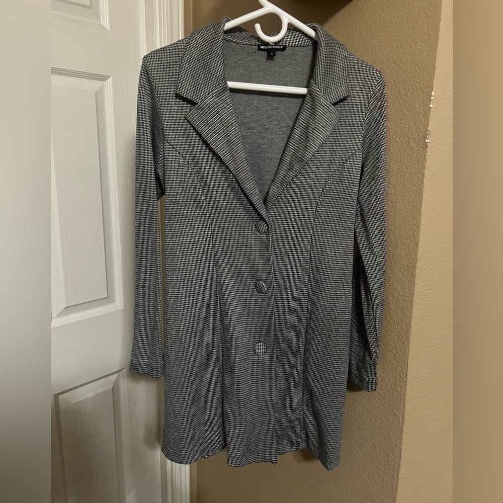 Grey and black coat